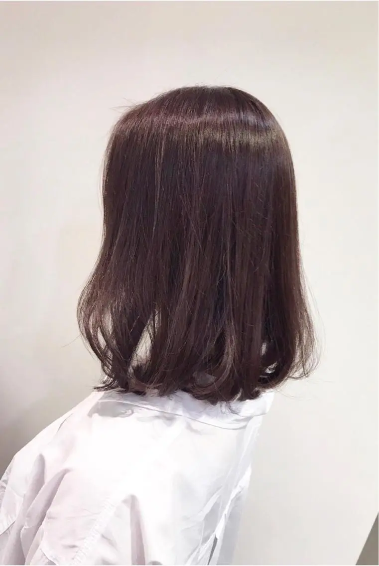 ミディアム カラー ベージュカラー ピンクカラー ピンクベージュ 安井 匡隆のヘアスタイル