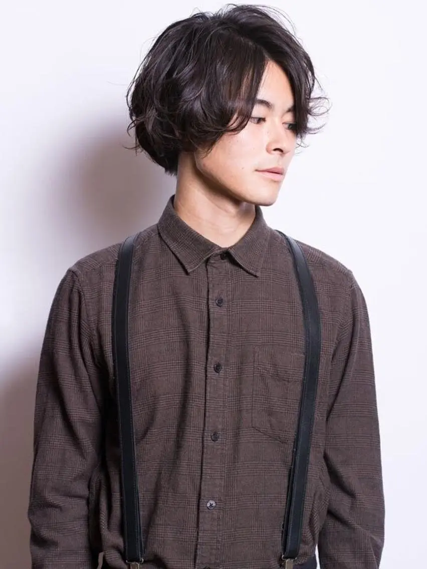 ミディアム パーマ メンズ Ra.Mama ラママのヘアスタイル