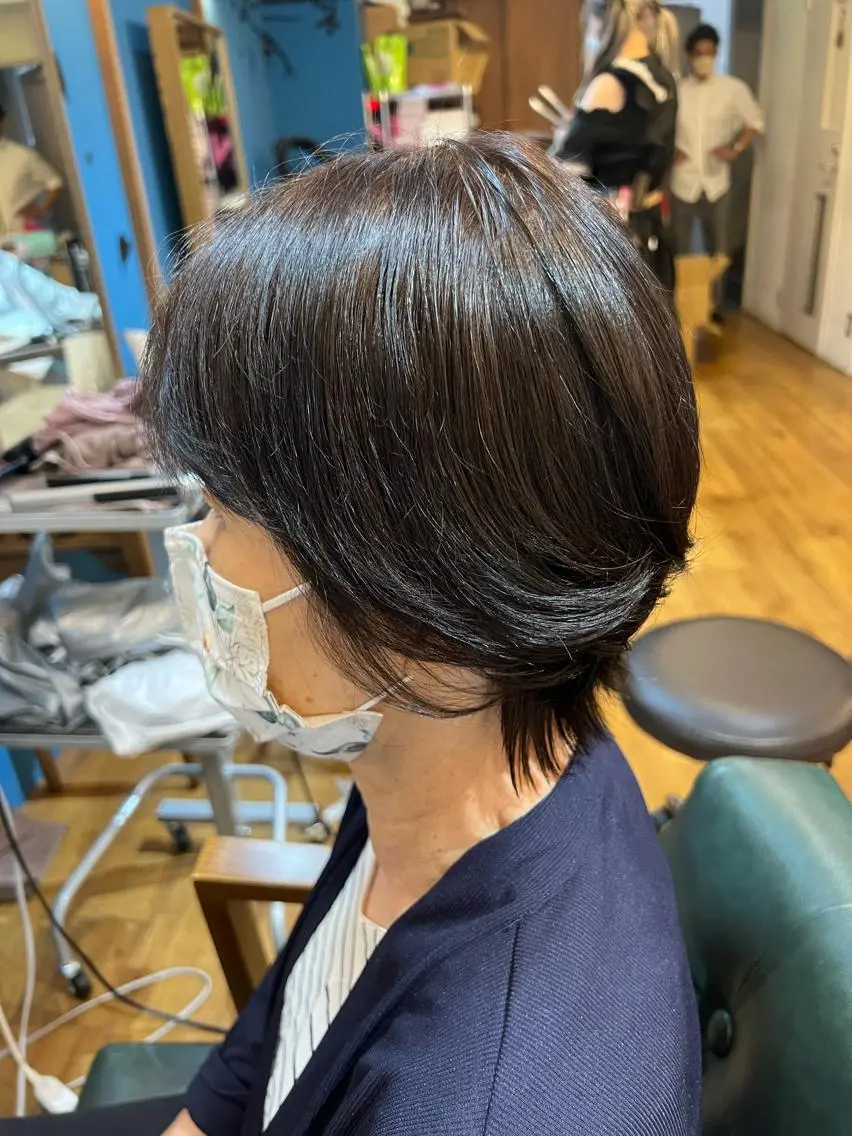 ショート ハンサムショート ショートヘア 須永 優希のヘアスタイル