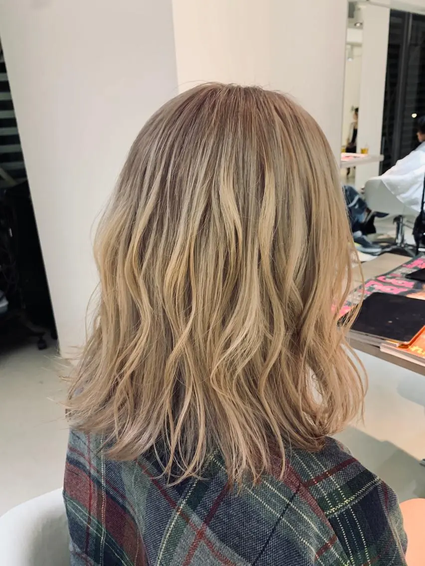 ロング ヘアカラー トリートメント ヘアセット モテ髪提案します💕 髪質改善宗一郎のヘアスタイル