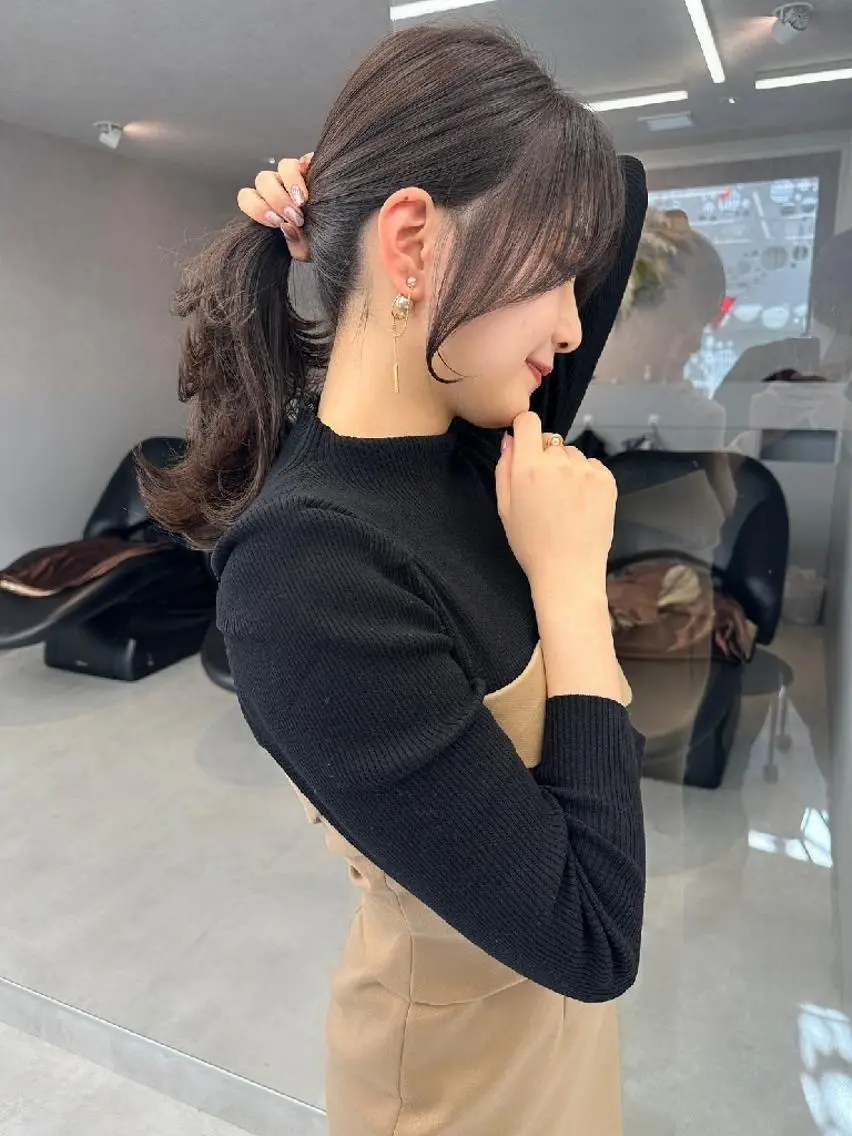 ロング レイヤー/縮毛矯正 マスター✨️タケルのヘアスタイル