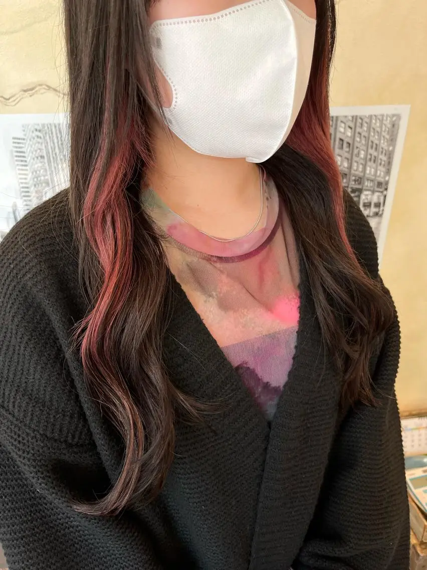 ロング カラー 🩷ྀི暖色カラー 🫧ྀིススマゴチヨのヘアスタイル