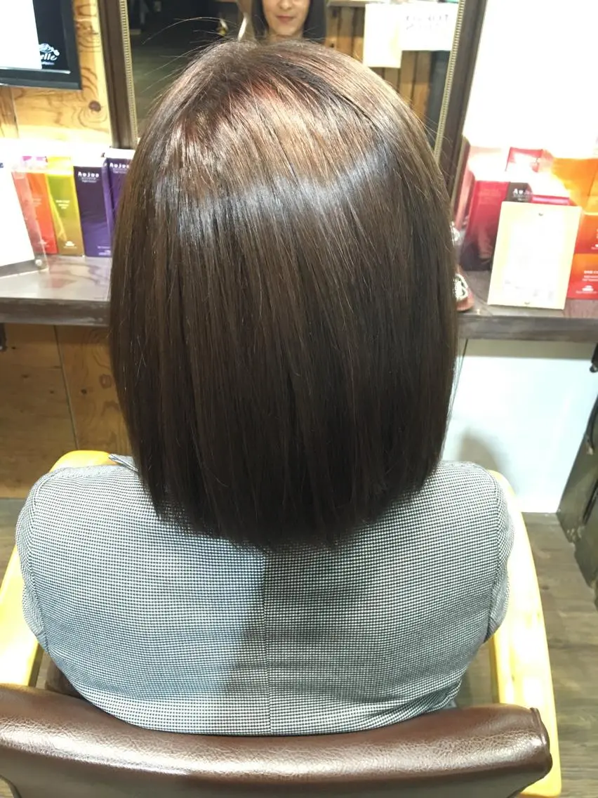 カラー 透明感カラー IwAsh大和駅前店 河野亜里香のヘアスタイル