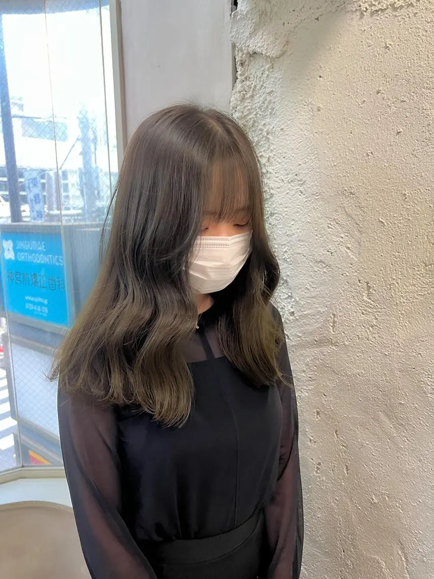 カラー ヘアカラー ✨ブリーチなしカラー ×髪質改善✨松村 潤のヘアスタイル