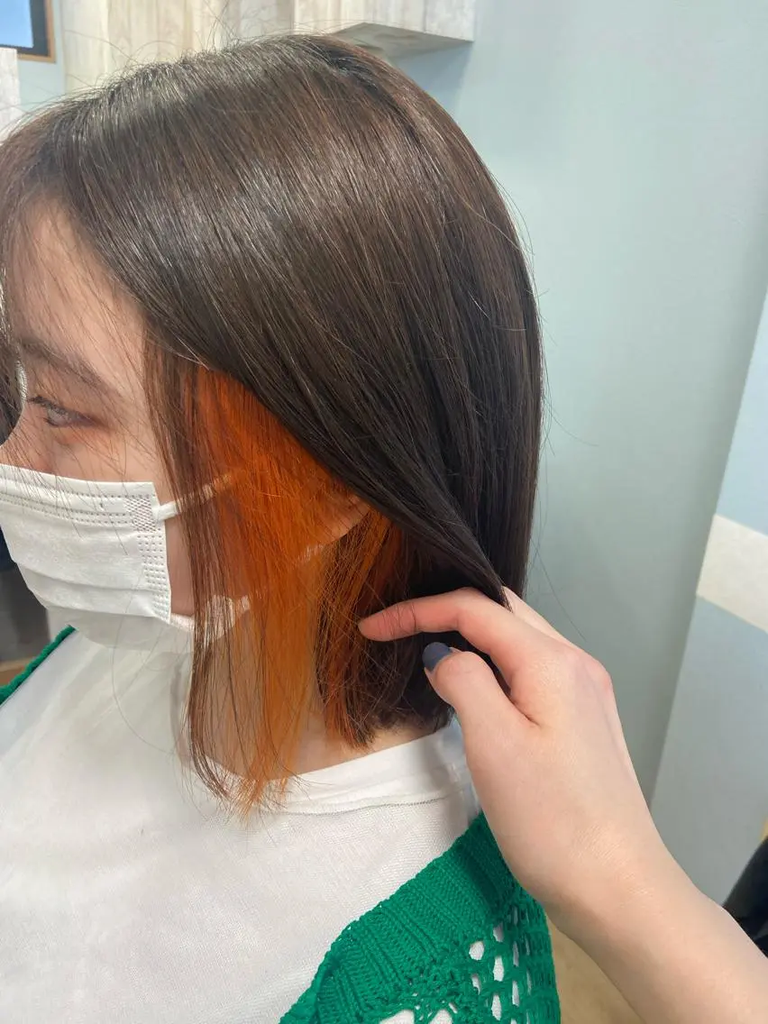 カラー Lepps れいなのヘアスタイル