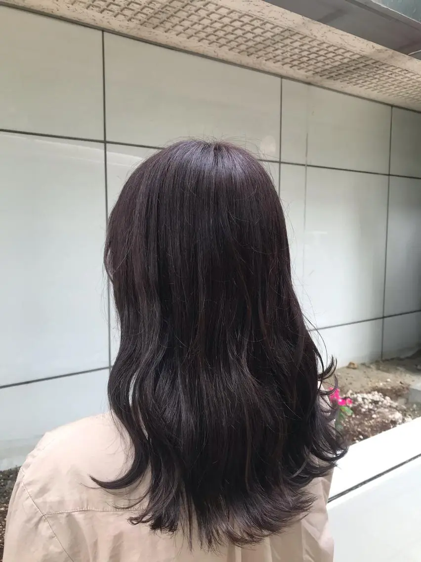 セミロング 🎀きつない みゆ🎀のヘアスタイル
