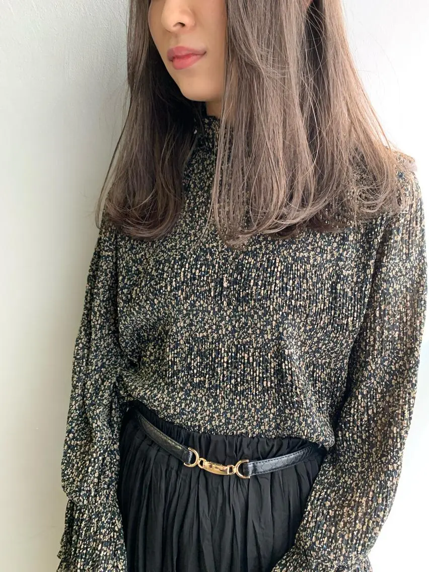 ロング カラー 怪我のため6月末 復帰予定田中瑞希🍃のヘアスタイル