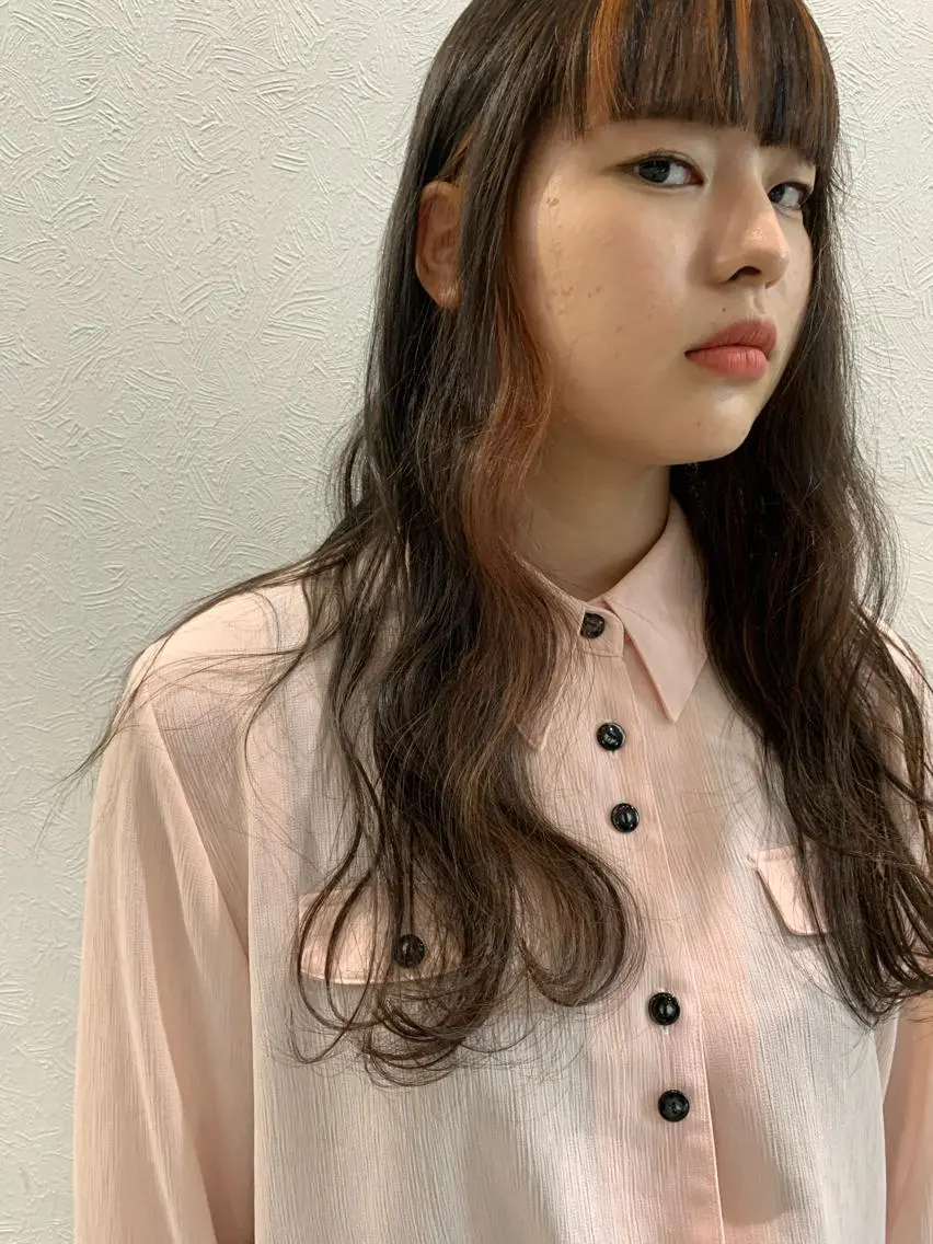 ロング カラー 追立 優稀のヘアスタイル