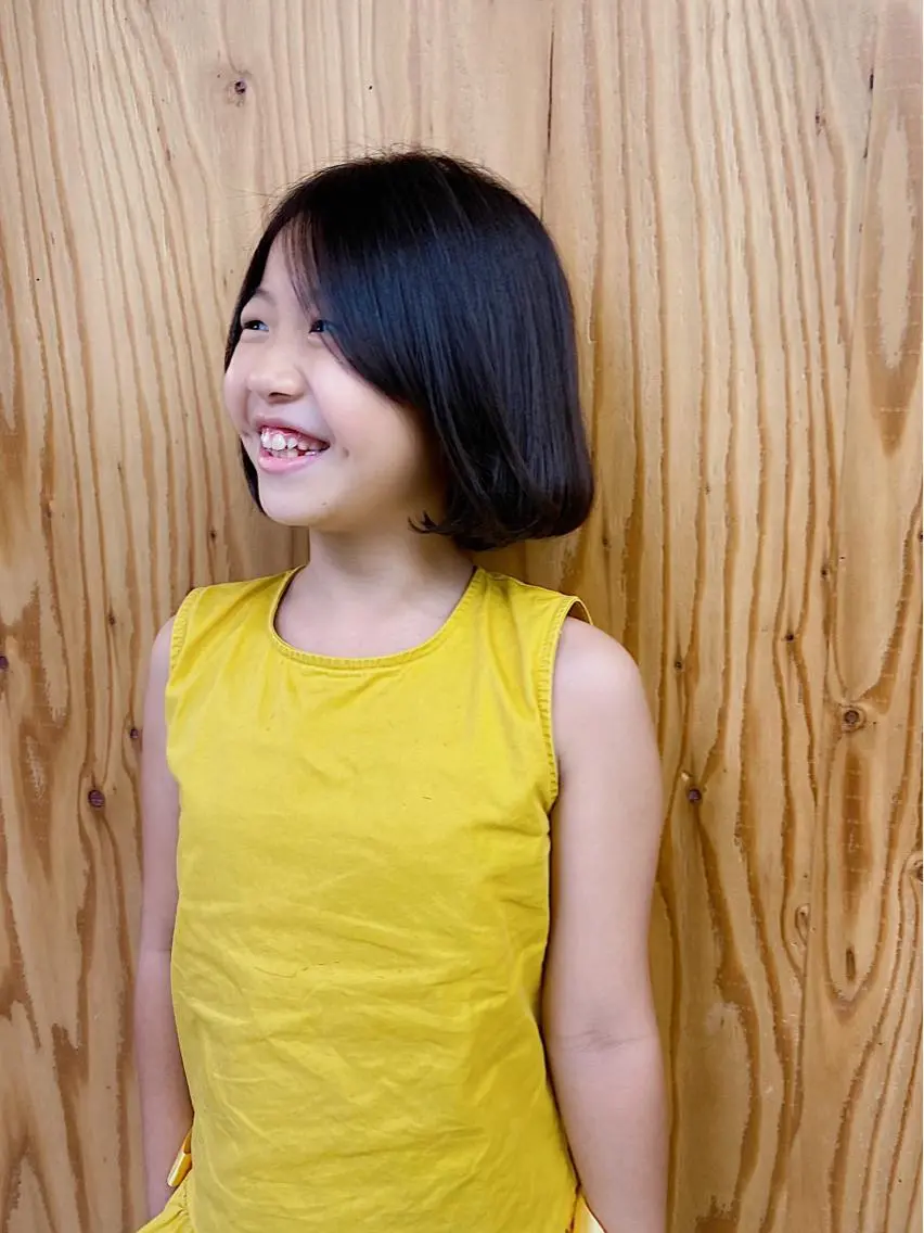 ミディアム ボブ son hair HIROEのヘアスタイル