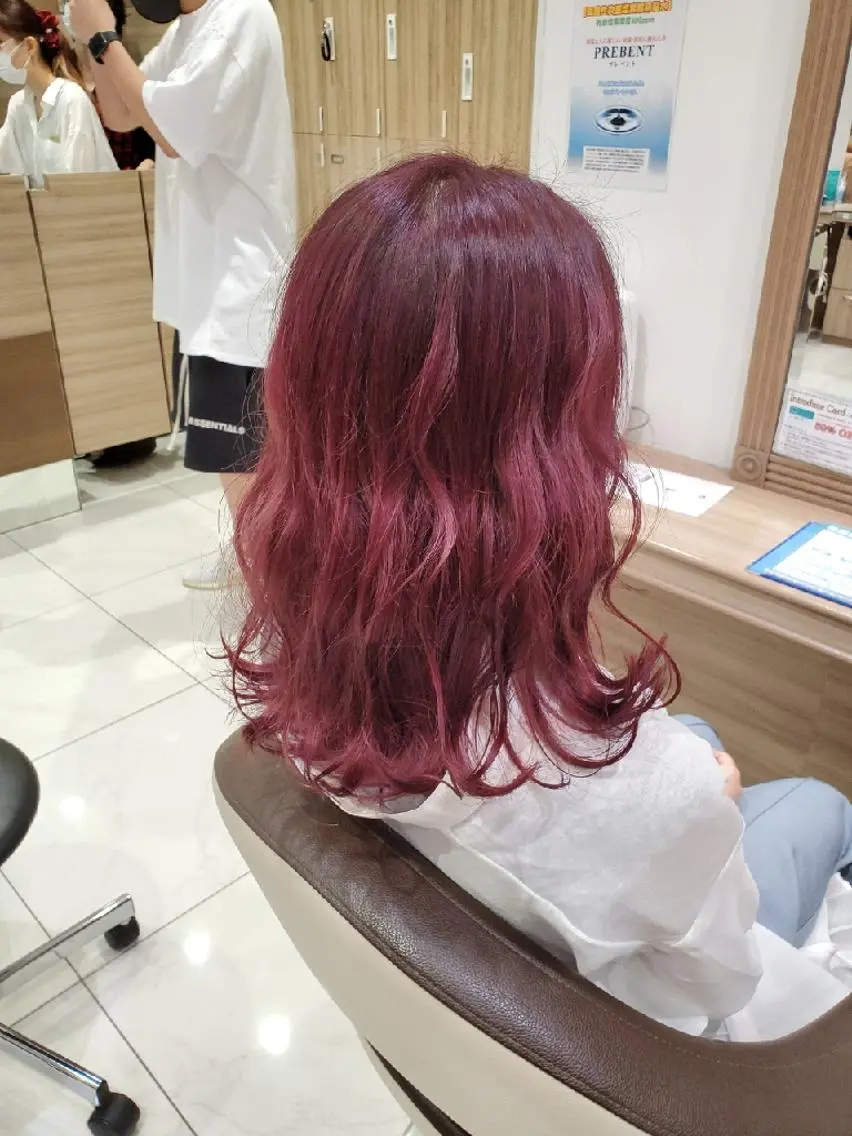 セミロング カラー ブリーチ イルミナカラー カラー特化🔥中村 和貴<Ash津田沼>のヘアスタイル