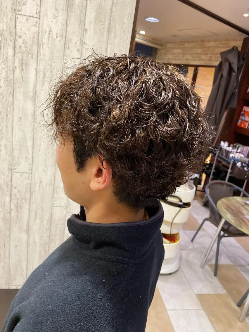 パーマ メンズ 🦋店長🦋 ほんさわ みずきのヘアスタイル