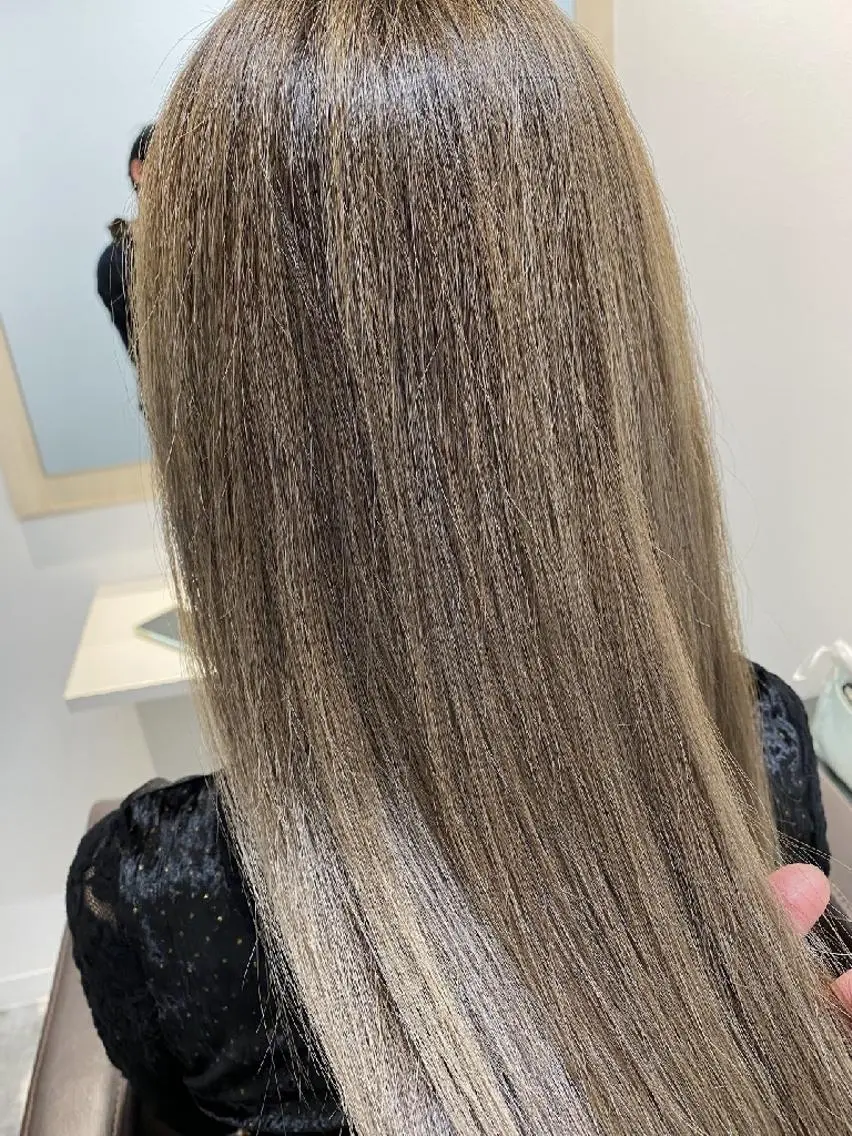 ロング カラー デジタルパーマ💫/ 似合わせカット✂️のヘアスタイル