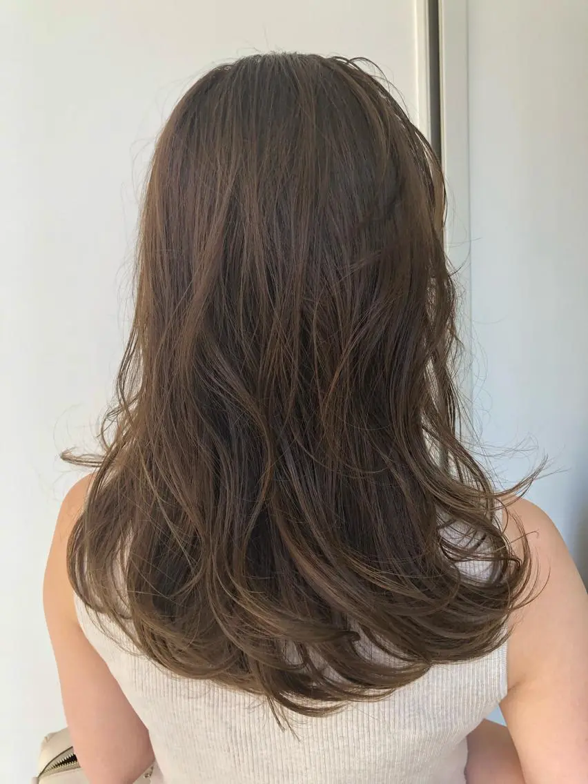 セミロング カラー TOPSTYLIST 🇬🇧JIMMYのヘアスタイル