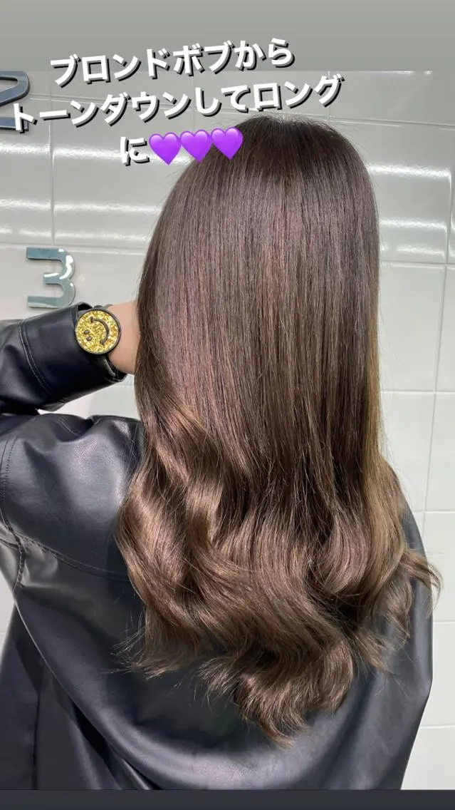 ロング カラー ヘアカラー エクステ 🧡YUKA🧡 渋谷/プルエクステのヘアスタイル