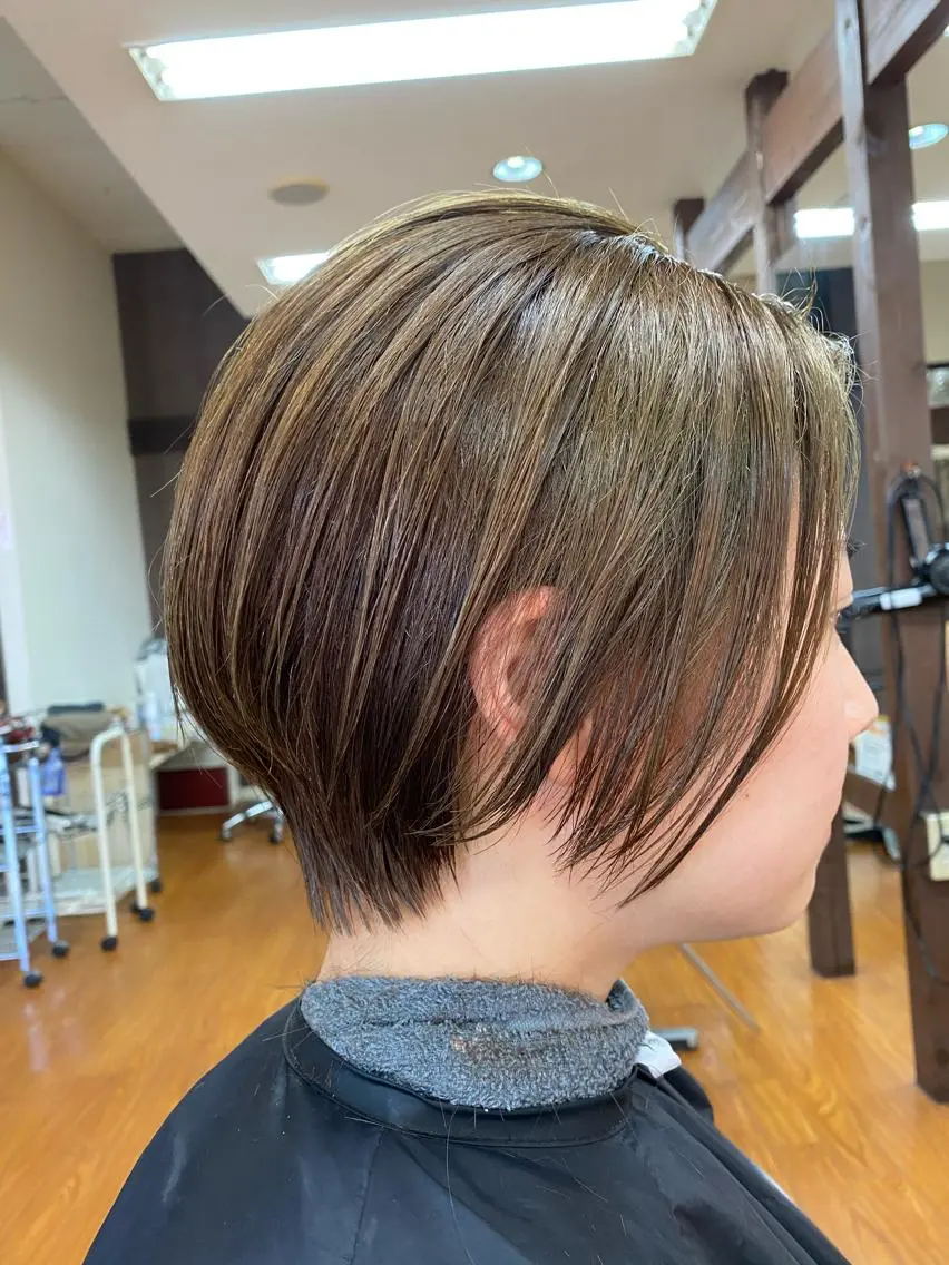 ショート ハンサムショート 髪質改善 ショートヘア 森 健人のヘアスタイル