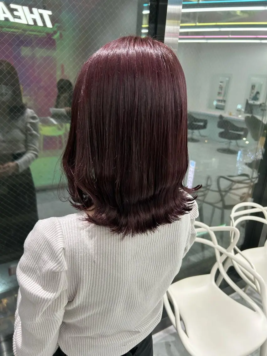 ミディアム カラー ヘアアレンジ ヘアカラー トリートメント ブリーチなしの達人 🌈KAITOのヘアスタイル