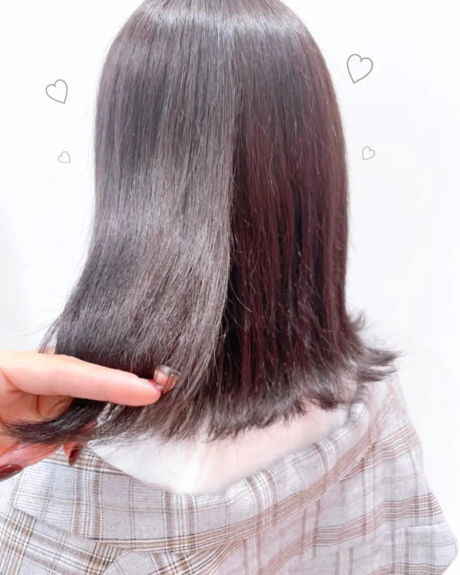 ミディアム カラー ブラウンカラー ココアブラウン ボブ 韓国風ヘア カット ヘアカラー トリートメント 新宿駅近♡個室 ♡関口三都季🌜のヘアスタイル