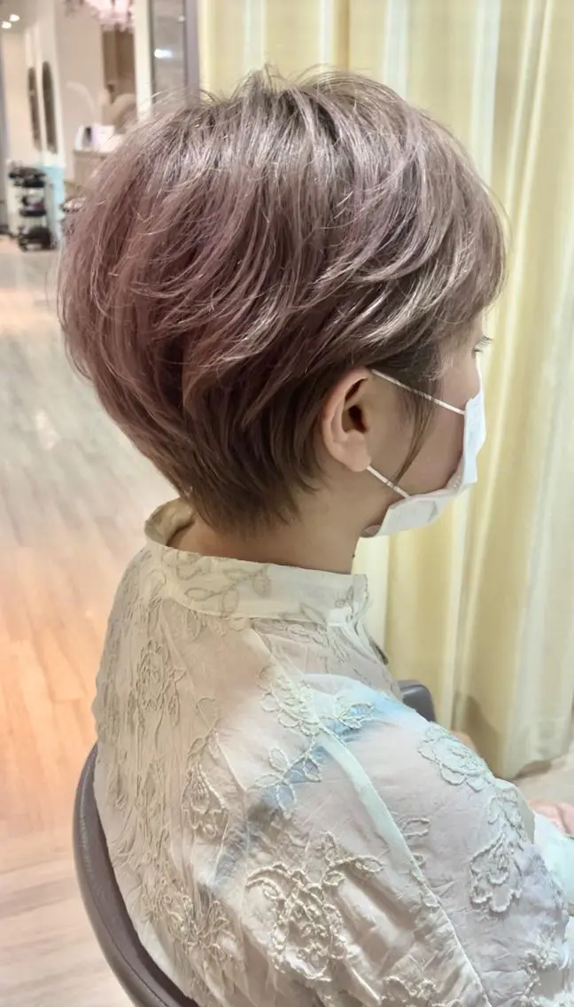 ショート ハンサムショート ショートヘア 久保 明日香のヘアスタイル