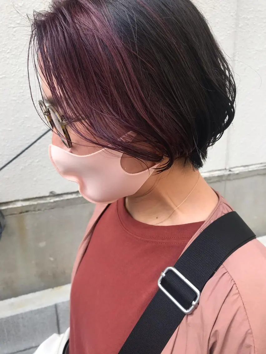 ショート カット ヘアカラー トリートメント ayane⭐️ボブ・ ショート・パーマのヘアスタイル