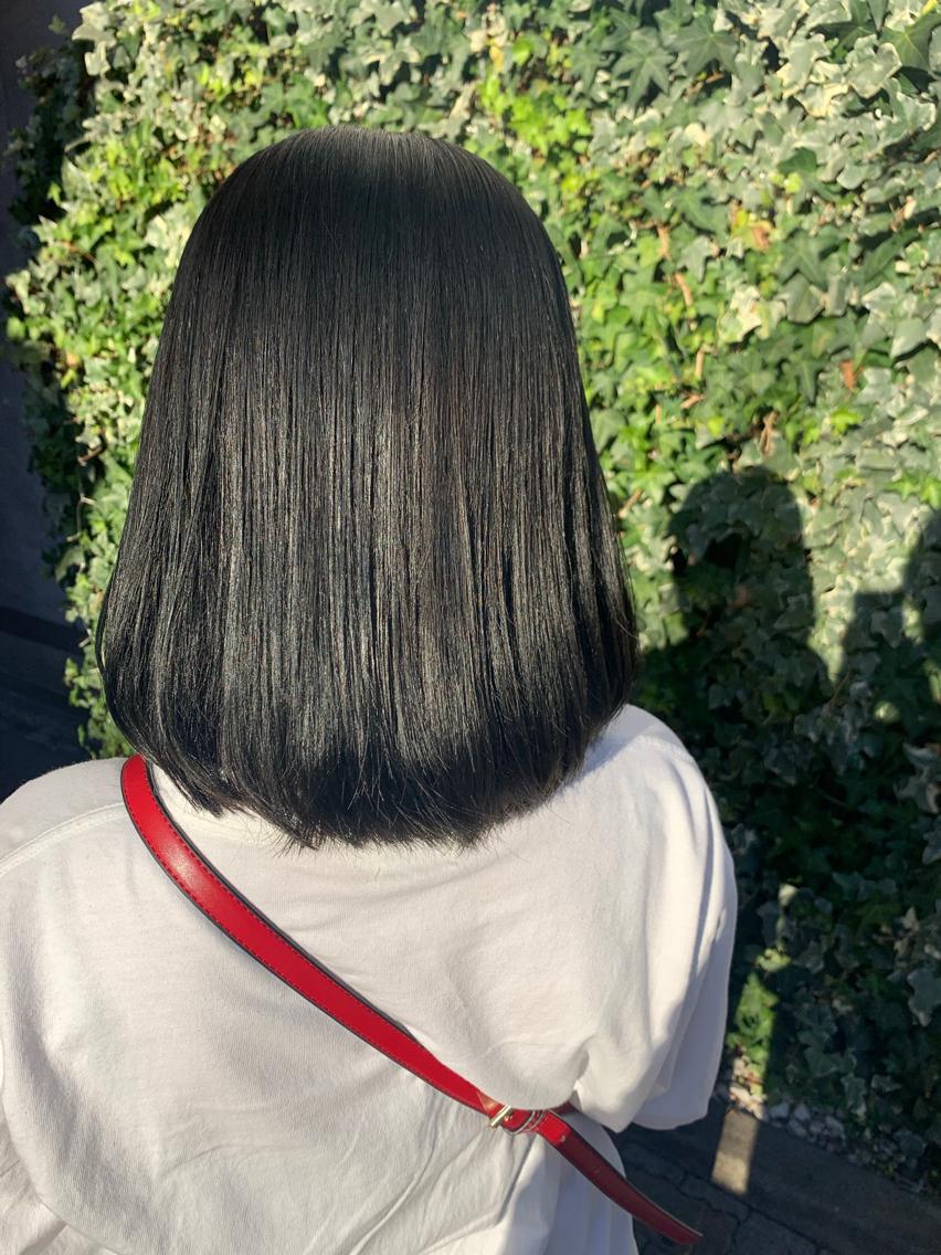 ミディアム 佐藤 宰 OZ桑野店のヘアスタイル