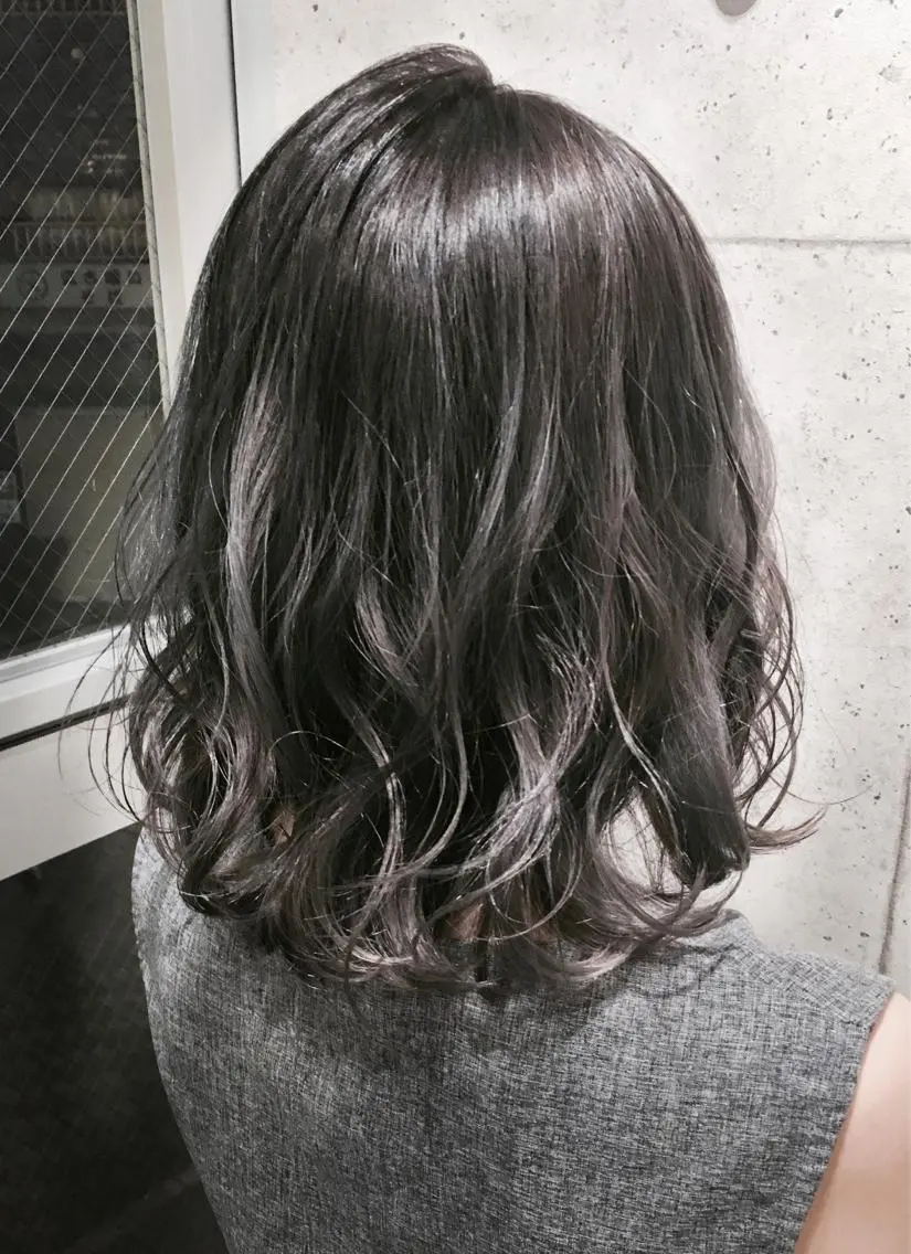 ミディアム ヘアカラー トリートメント レイヤー/髪質改善 /山永圭介のヘアスタイル