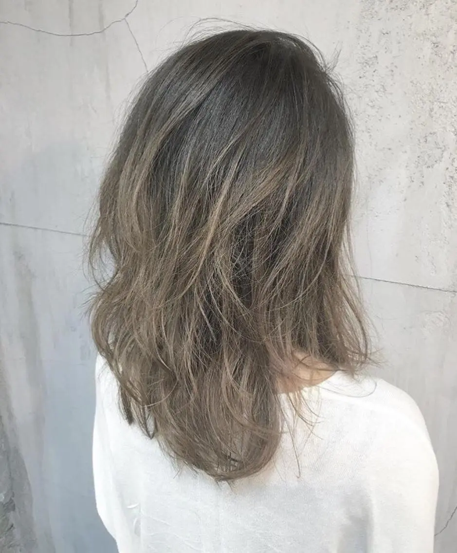 ロング カラー チビ編み込みエクステ シールEXどぅ〜すのヘアスタイル
