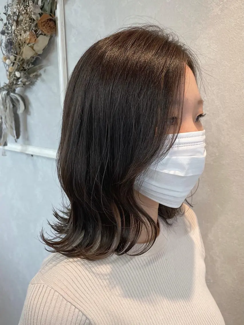 セミロング カラー 筑紫通り沿い | eNeのマツエク・マツパデザイン