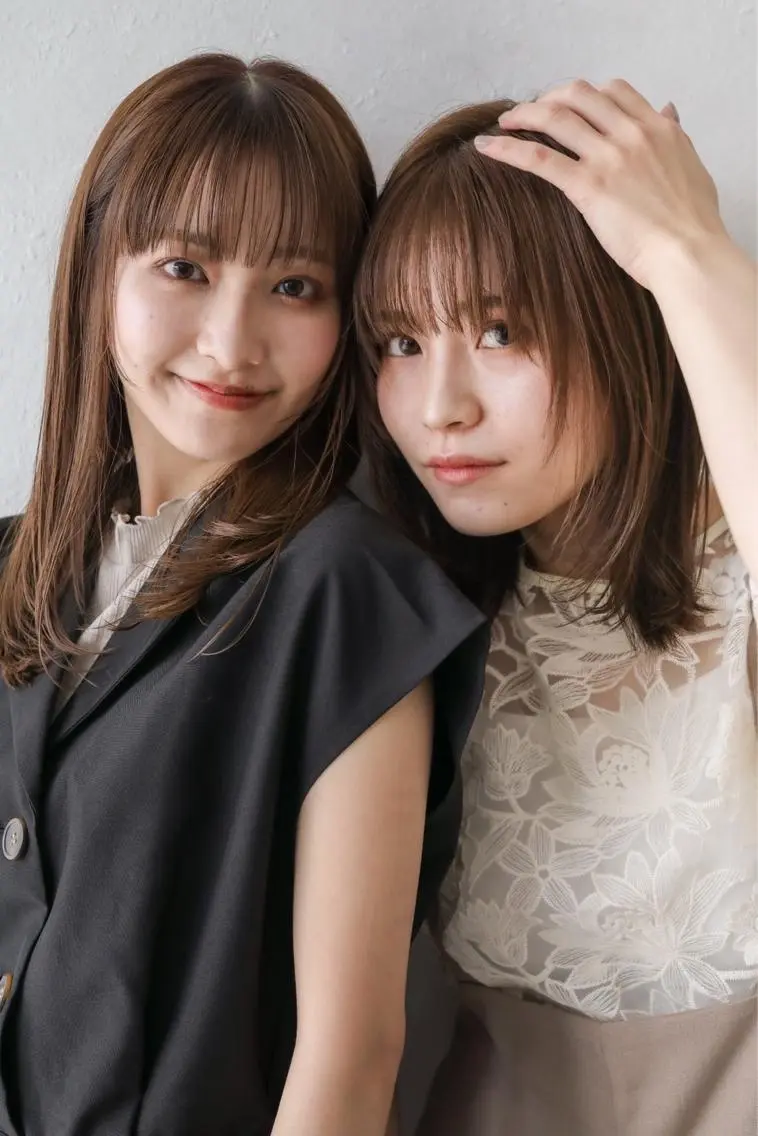 セミロング カラー ヘアアレンジ 似合わせレイヤー 海外風レイヤーmioのヘアスタイル