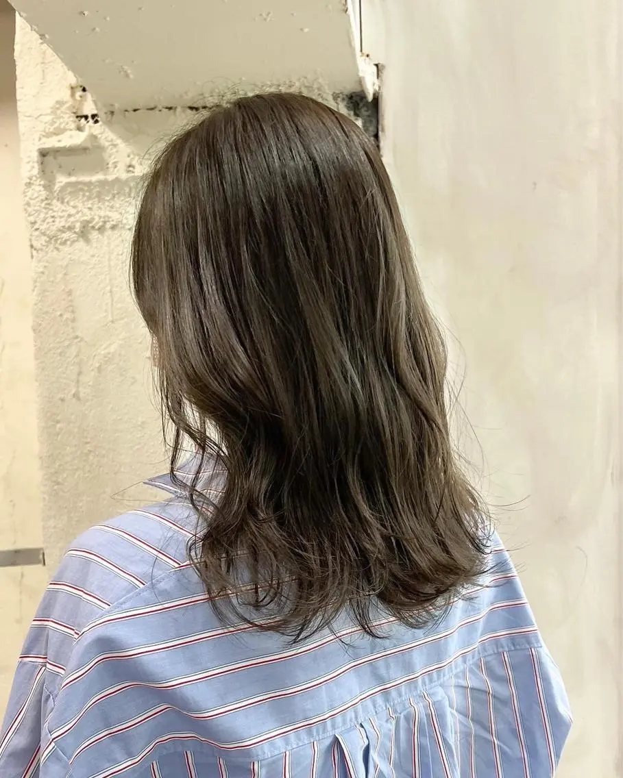 カラー ヘアカラー ✨ブリーチなしカラー ×髪質改善✨松村 潤のヘアスタイル
