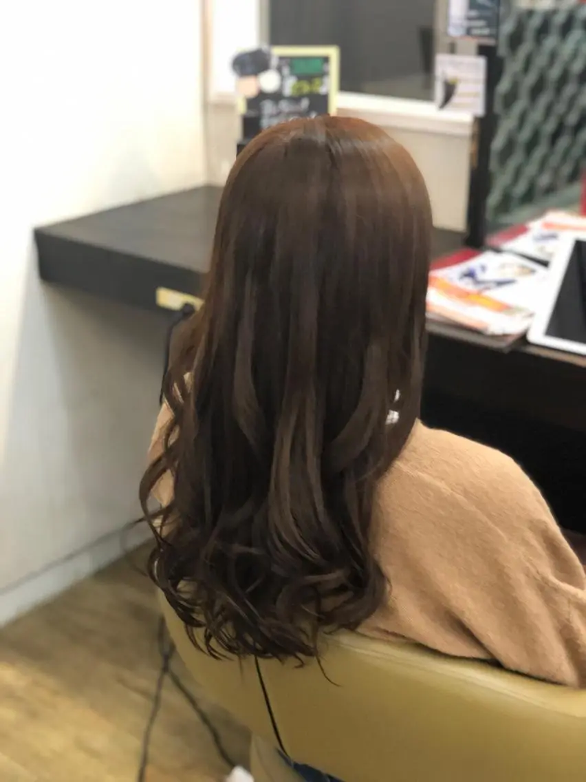 カラー ヘアカラー スイトウ アオイのヘアスタイル