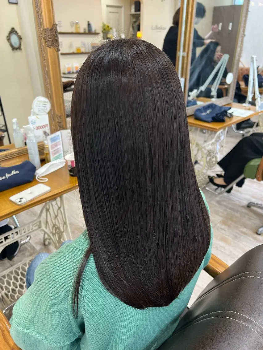 セミロング カラー 髪質改善 新越谷noble店長 松本拓也▶◀*.のヘアスタイル