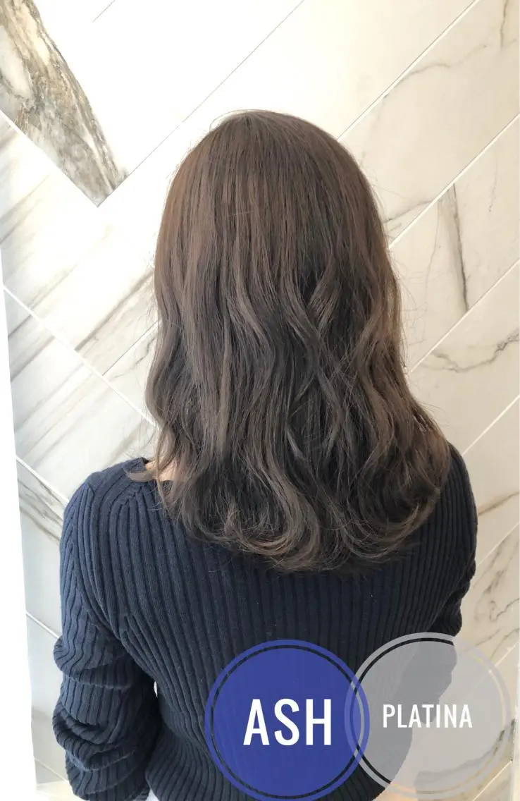 ミディアム カラー ヘアアレンジ ミディアムパーマ アディクシーカラー 透明感カラー イルミナカラー オーガニックカラー ✨似合うのその先へ✨ 田中延和のヘアスタイル