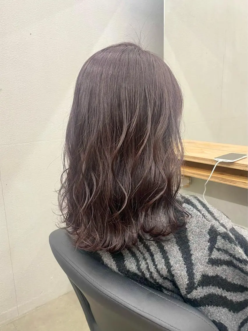 セミロング カラー ヘアカラー トリートメント ひより /novusのヘアスタイル