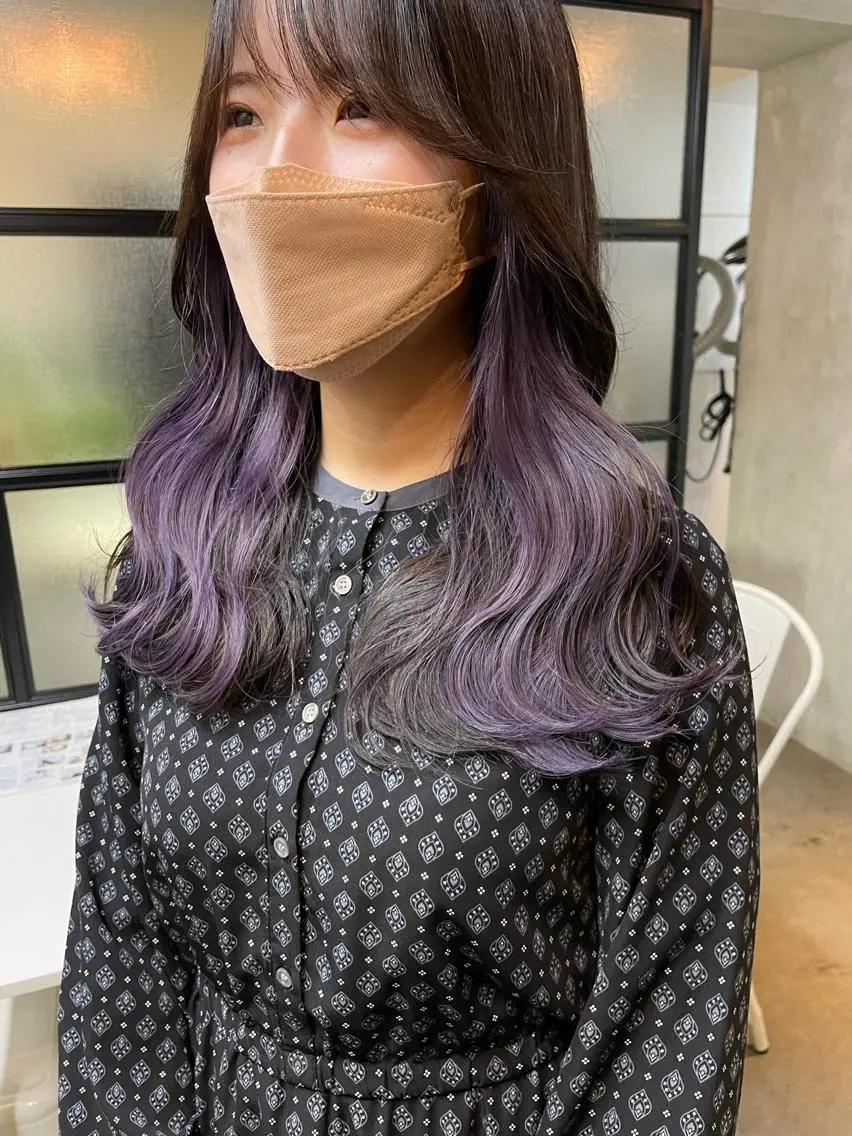 ミディアム カラー 髪質改善/美髪矯正 🪼土屋そーたのヘアスタイル