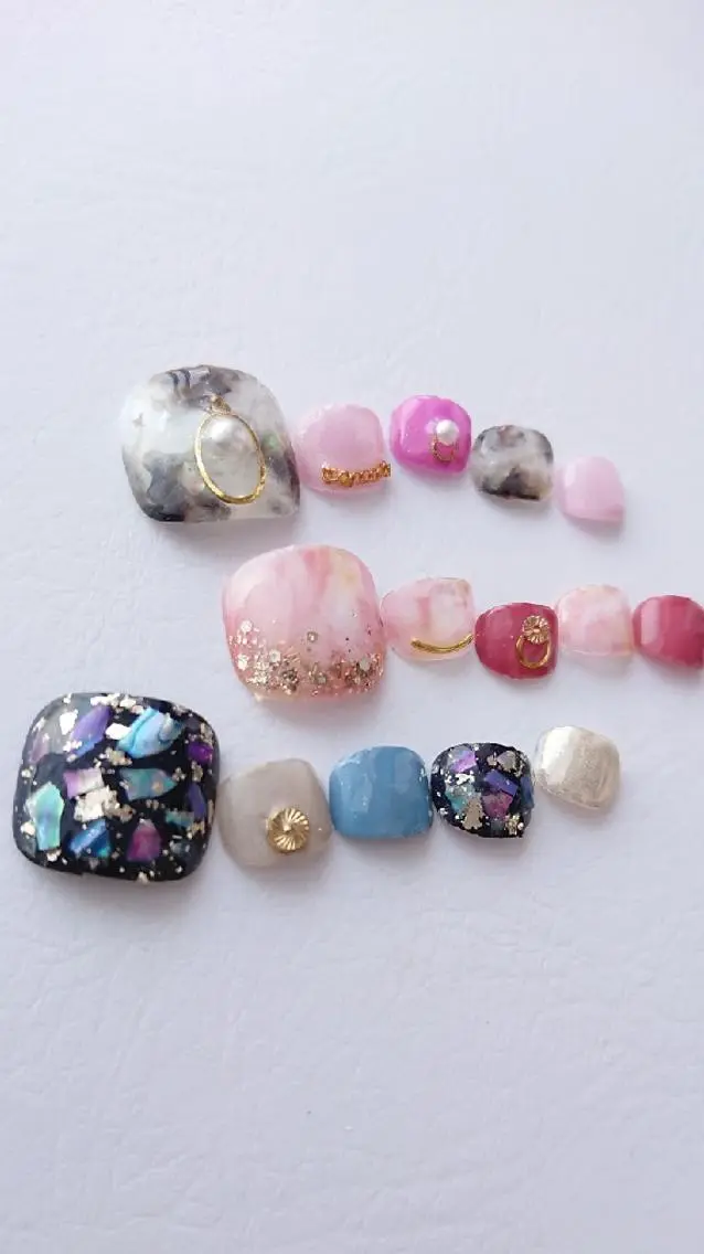 ネイル アートネイル フットネイル ✯.。 arbre nail 。✯.のネイルデザイン