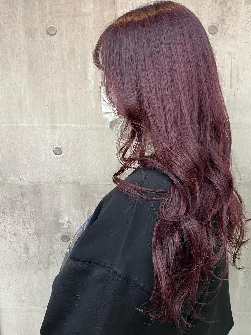 セミロング カット ヘアカラー トリートメント ☀️透明感color KURO☀️のヘアスタイル