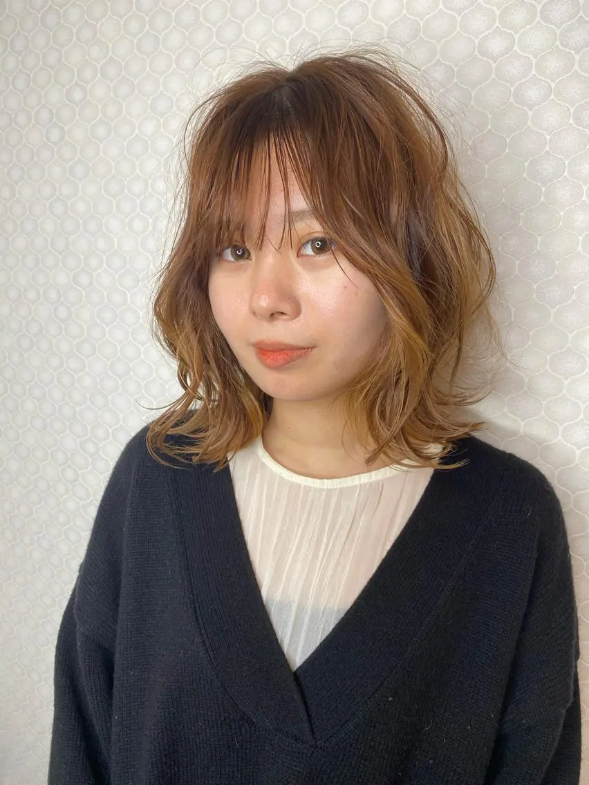 ミディアム カラー Birth& Bloom【さあや】のヘアスタイル