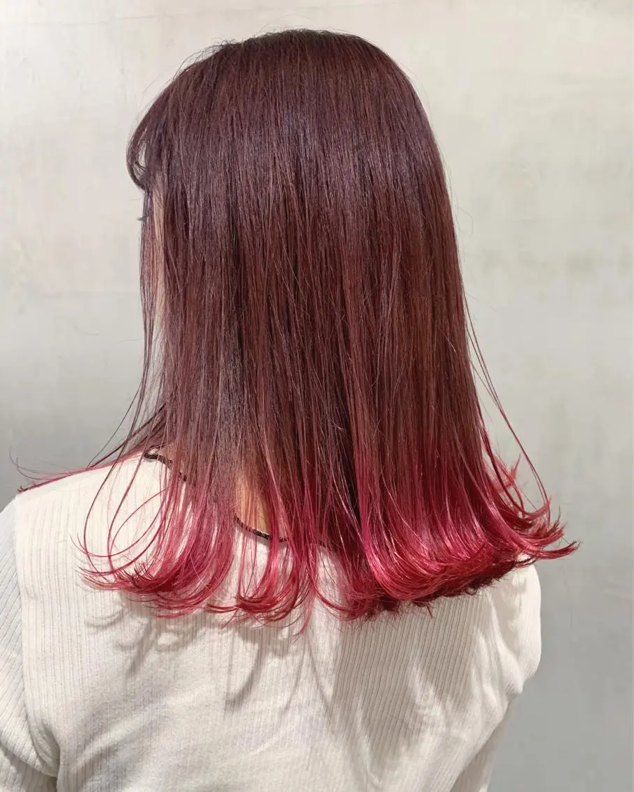 ミディアム カラー カット ヘアカラー トリートメント 優作 〜圧倒的信頼〜のヘアスタイル