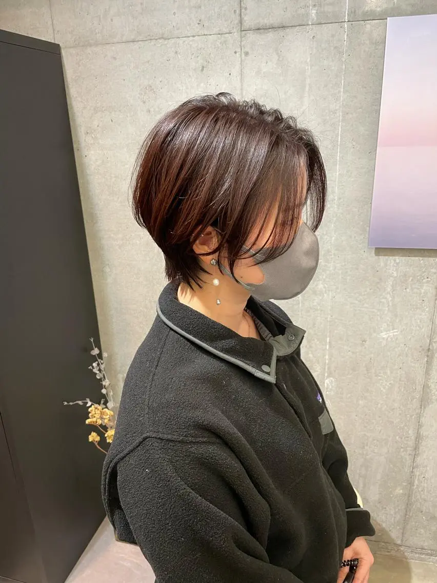 ショート カラー カット ヘアカラー 【ショートカット 美髪矯正】今井隆太のヘアスタイル