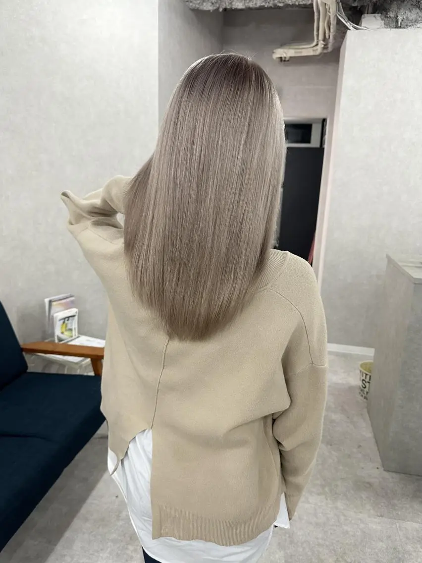 セミロング ヘアアレンジ カラー 💎lino _by _ACNE💎 🧸のヘアスタイル