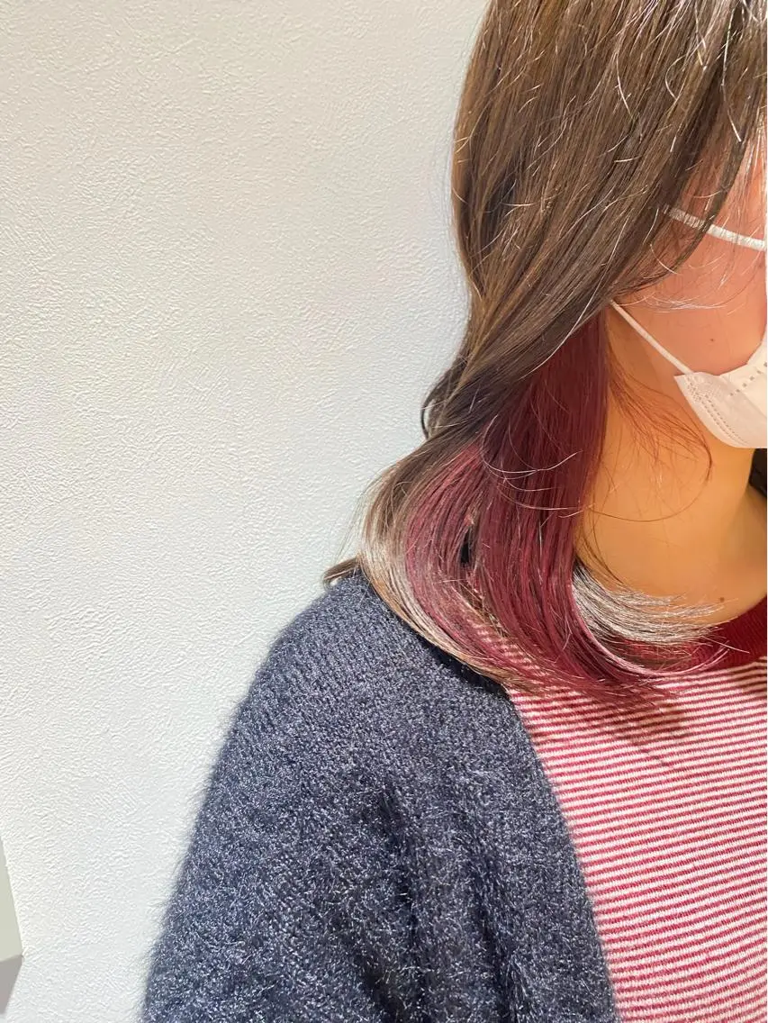 ミディアム カラー カット ヘアカラー オスズ 🎀´-のヘアスタイル