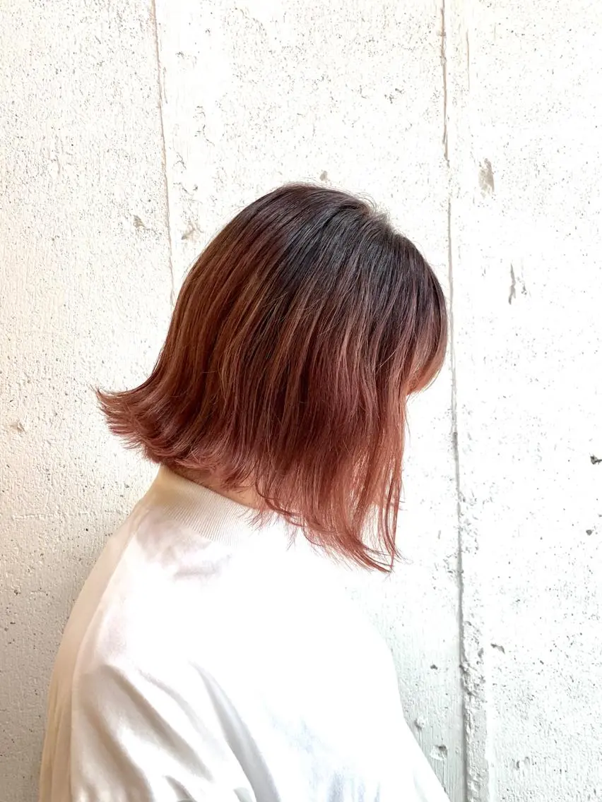 ショート カラー ピンクカラー カット ヘアカラー 💛丁寧さNo.🥇 🧸片山智裕💛のヘアスタイル