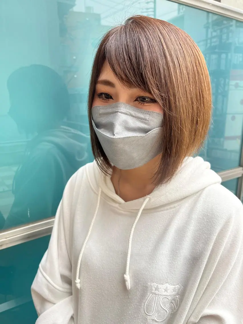 ミディアム カラー パーマ ヘアアレンジ メンズ キッズ ネイル マツエク・マツパ アイブロウ メンズブリーチ メンズハイライト メンズインナーカラー メンズ韓国風 ブリーチ 久木原 ゆりのヘアスタイル