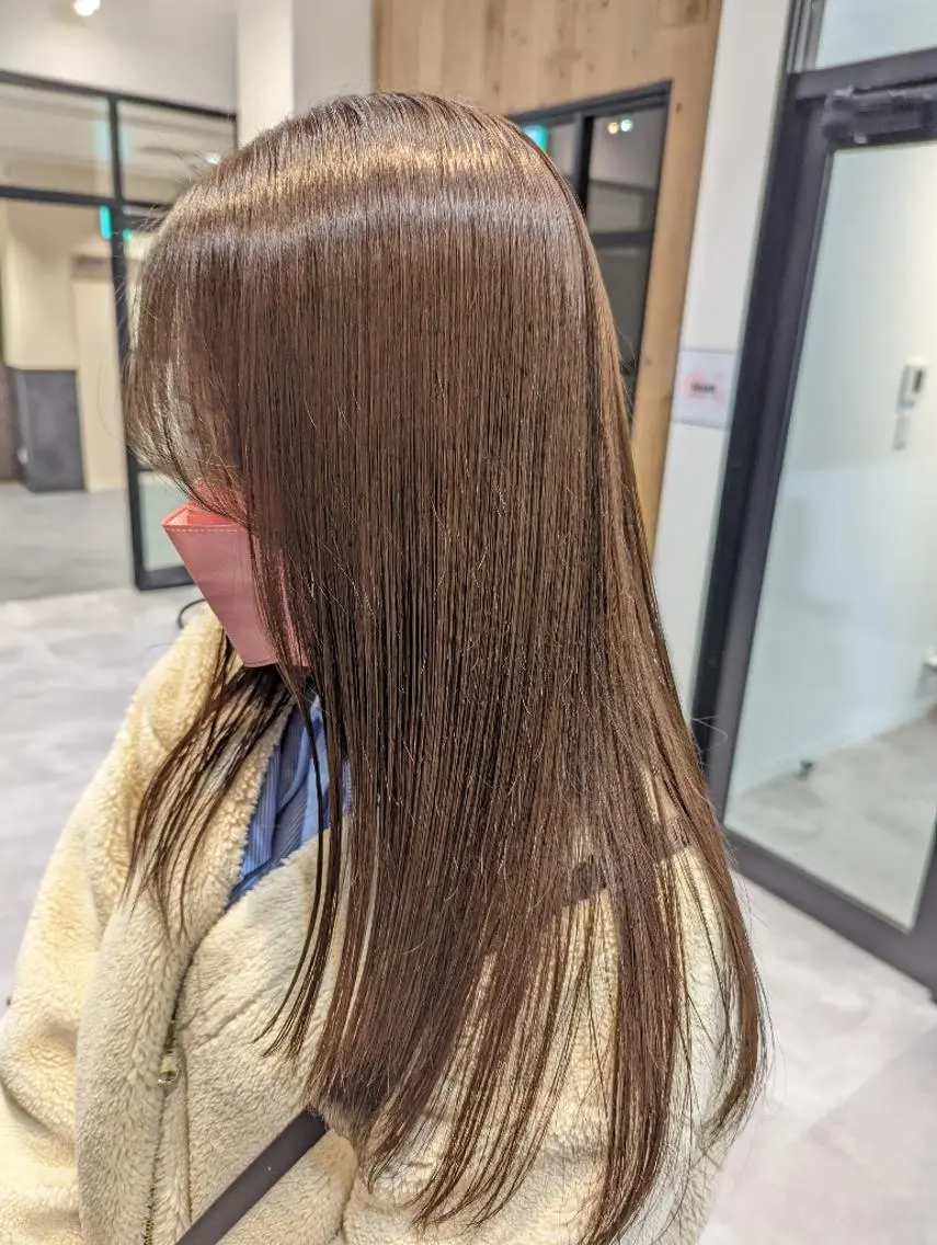 ロング カラー 美髪矯正 キョウスケのヘアスタイル