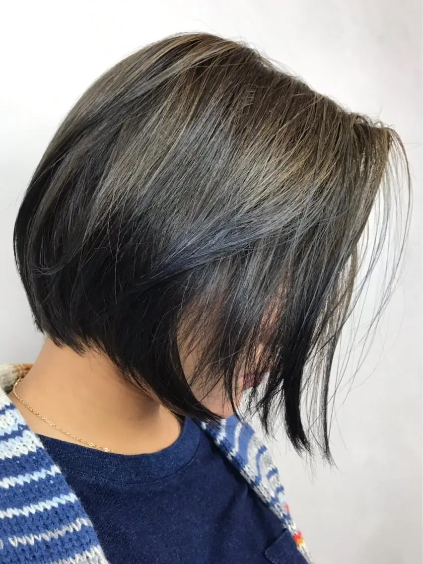 ショート カラー カット ヘアカラー トリートメント BROCANTE立川 karasawa.nのヘアスタイル