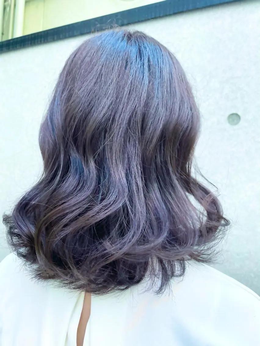 ミディアム カラー ヘアアレンジ 吉田 瑛美のヘアスタイル