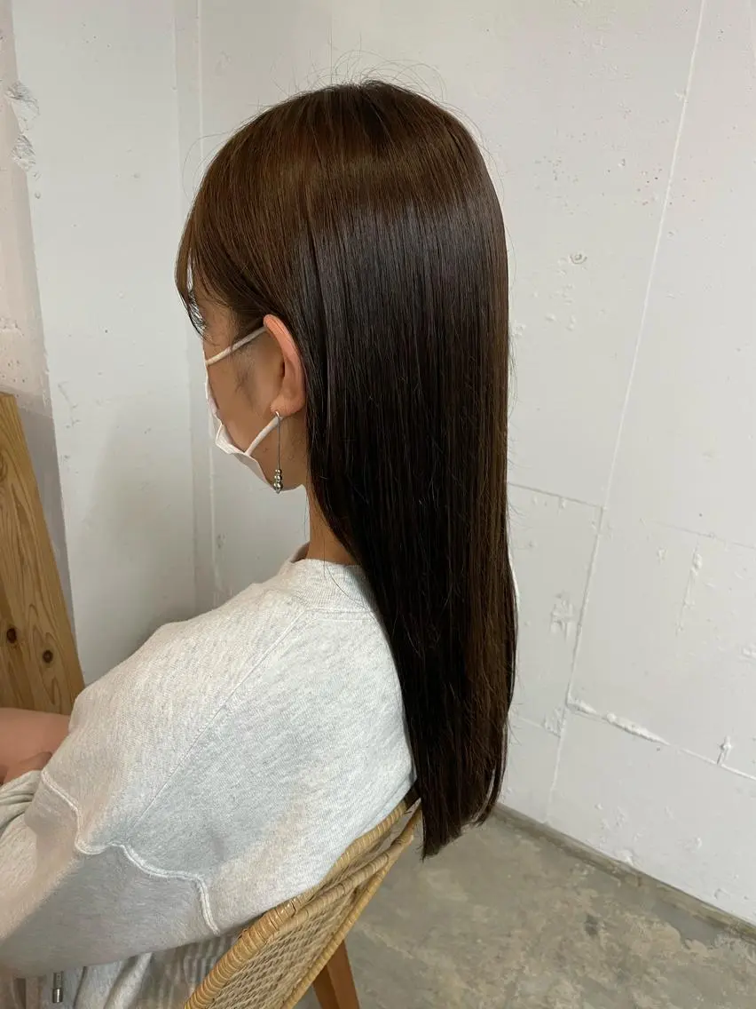 カラー ベージュカラー 廣元 早紀のヘアスタイル