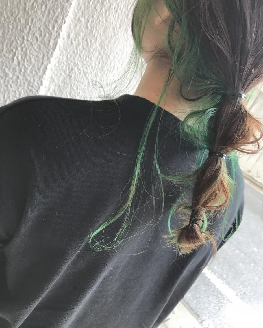 ミディアム ヘアカラー Musiiik hairのヘアスタイル