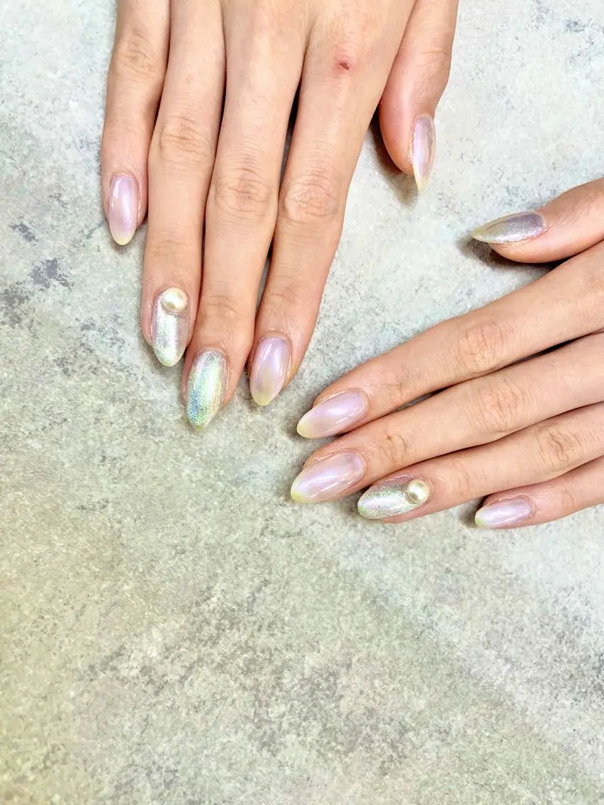 ネイル オーロラネイル マグネットネイル ハンドネイル ハンドケア FASTNAIL PLUS 新宿店のネイルデザイン