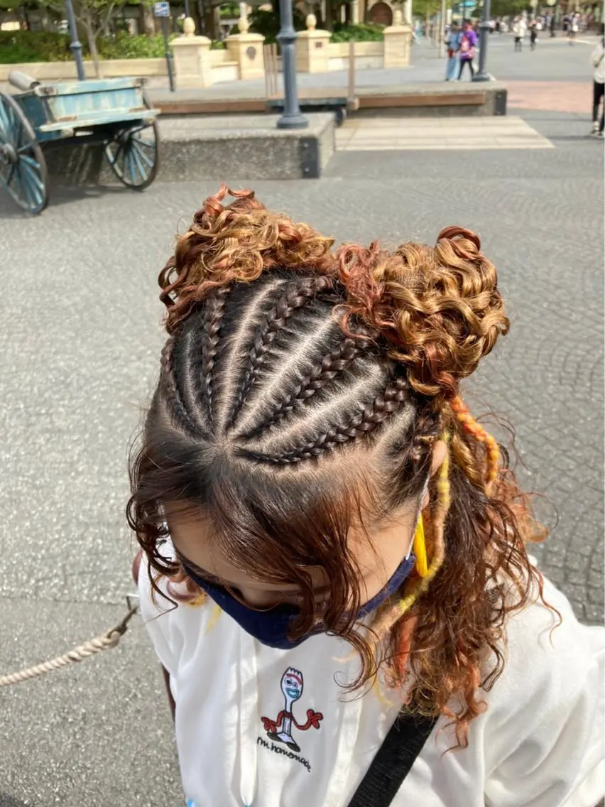 ミディアム パーマ ヘアアレンジ KOYA ｺﾔのヘアスタイル